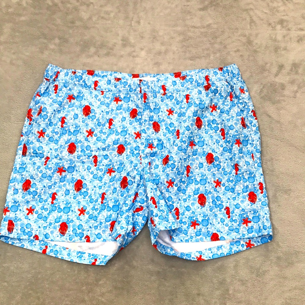 Le Club Sea Creature themed Men's Hybrid Board Shorts  New